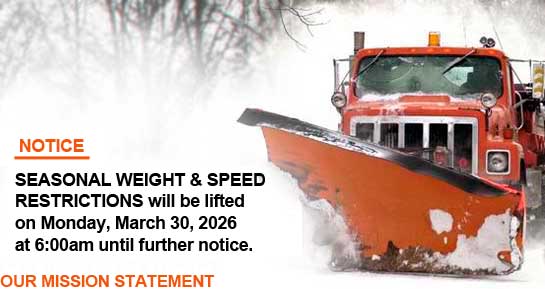 Frost law lift notice March 30 2026